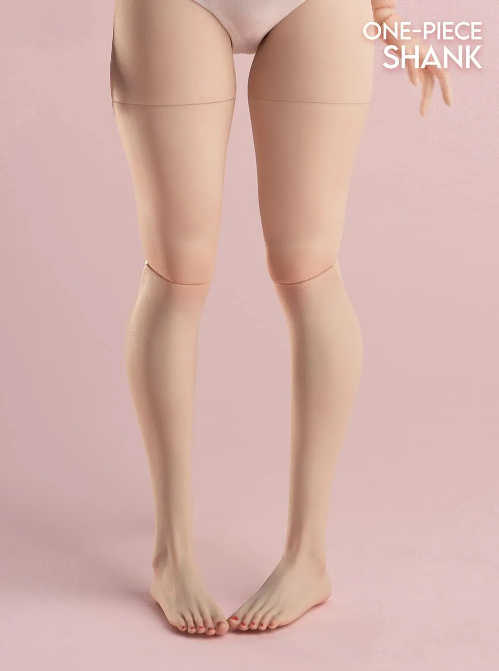 1/6 Scale Seamless Legs and Feet Replacement Part Accessory Pale Foot Shapes with Joint Connector for 12inch Worldbox Female Action Figure (Ball Joint Thigh Flat Foot Tiptoe Foot Shape)