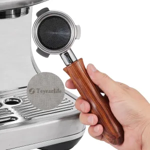 54mm Bottomless Portafilter for Barista Express(BES870) Pro Touch Bambino Infuser Espresso Accessorie produced with Breville original portal filter as mold Not damage machine's brewing head