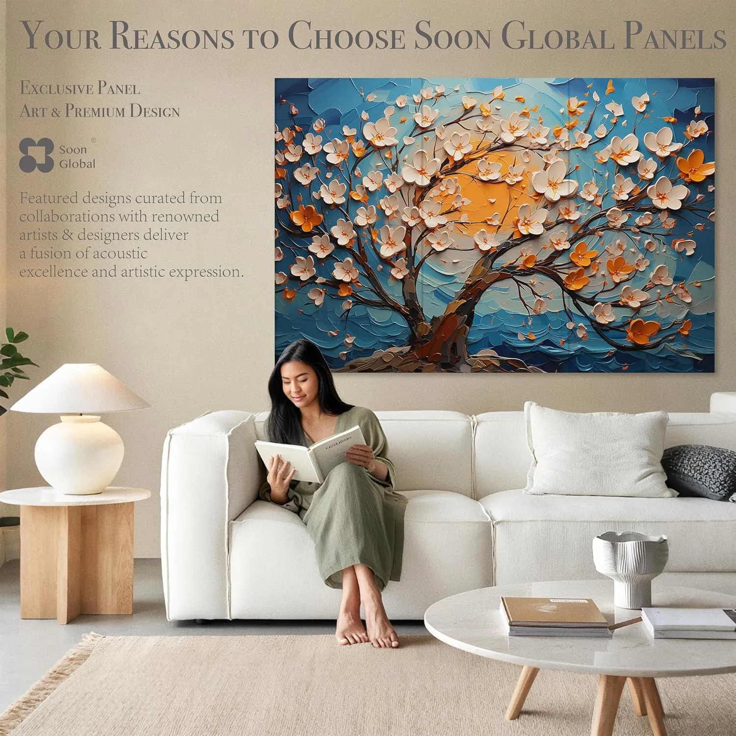Acoustical Wall Panels, 72 X 48 Inches Art Acoustic Panels, Decorative Acoustic Panels, Acoustic Wall Panels, Sound Absorbing Wall Art, Canvas