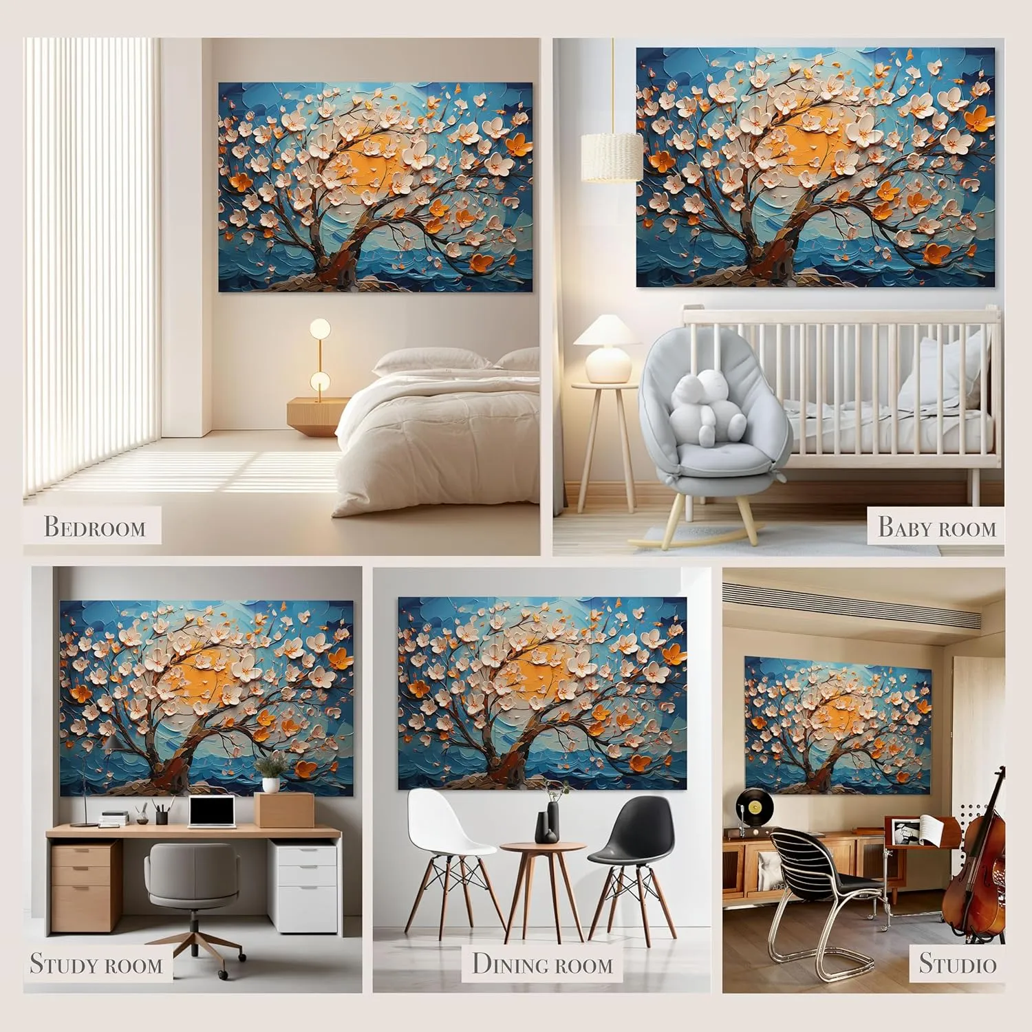 Acoustical Wall Panels, 72 X 48 Inches Art Acoustic Panels, Decorative Acoustic Panels, Acoustic Wall Panels, Sound Absorbing Wall Art, Canvas