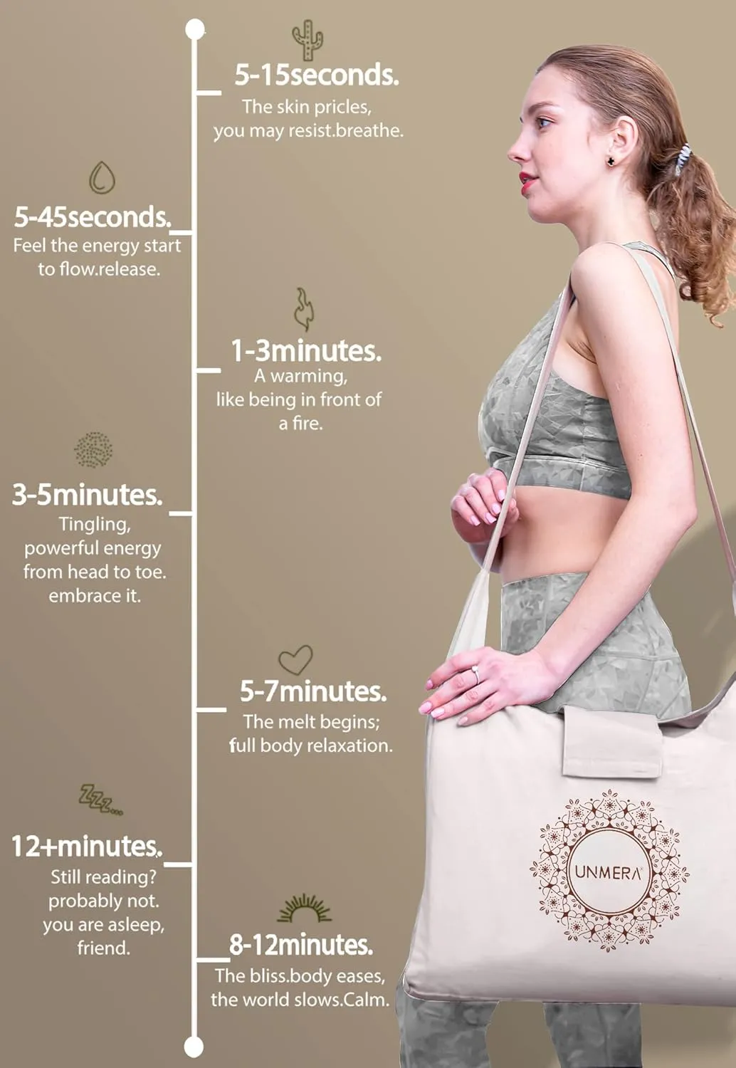 Acupressure Mat and Pillow Set,Natural Premium Linen & Coconut Fiber Filling,FSA/HSA Eligible,for Back/Neck Pain Relief, Sciatic, Headache and Muscle Relaxation, Comes with Carrying Bag
