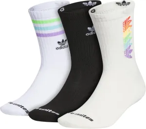 adidas Originals Mixed Graphics Cushioned Crew Socks (3-Pair)