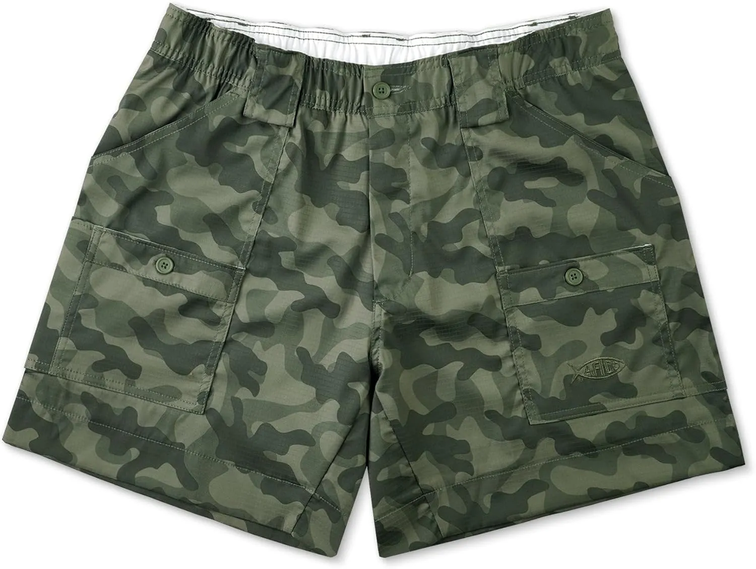 AFTCO Camo Original Fishing Shorts Long