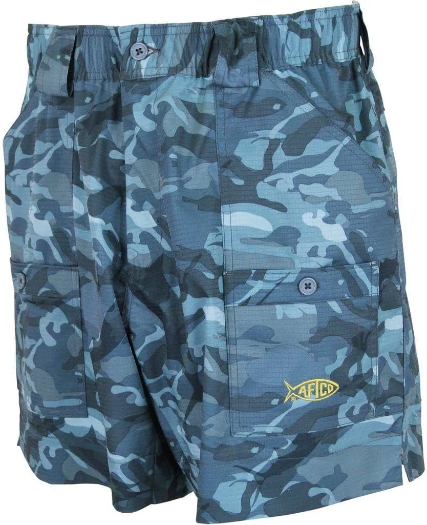 AFTCO Camo Original Fishing Shorts Long