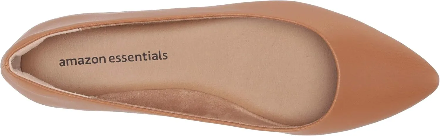 Amazon Essentials Women's Pointed-Toe Ballet Flat