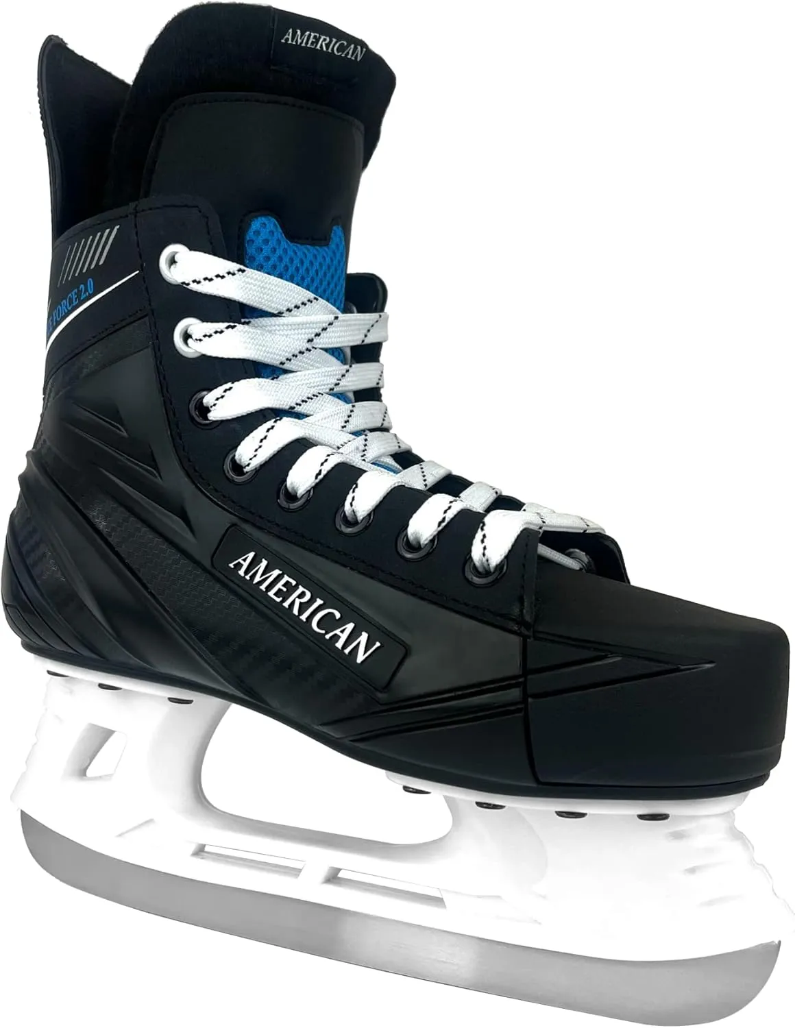 American Athletic Shoe Boy's Ice Force Hockey Skates