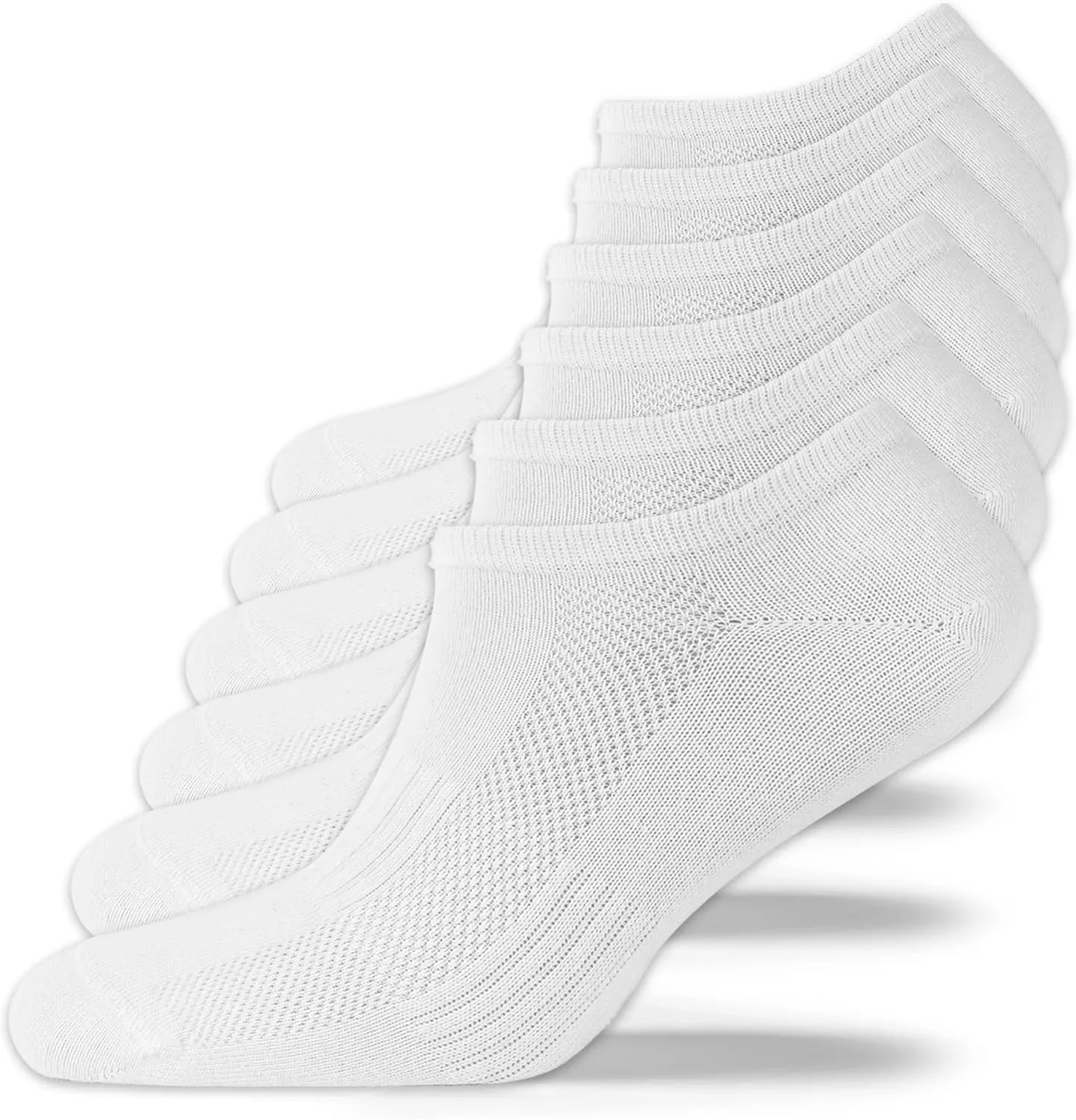 Ankle Socks for Women Low Cut Short Cotton Socks | Breathable & Comfortable Socks for Men and Women - 6 Pairs