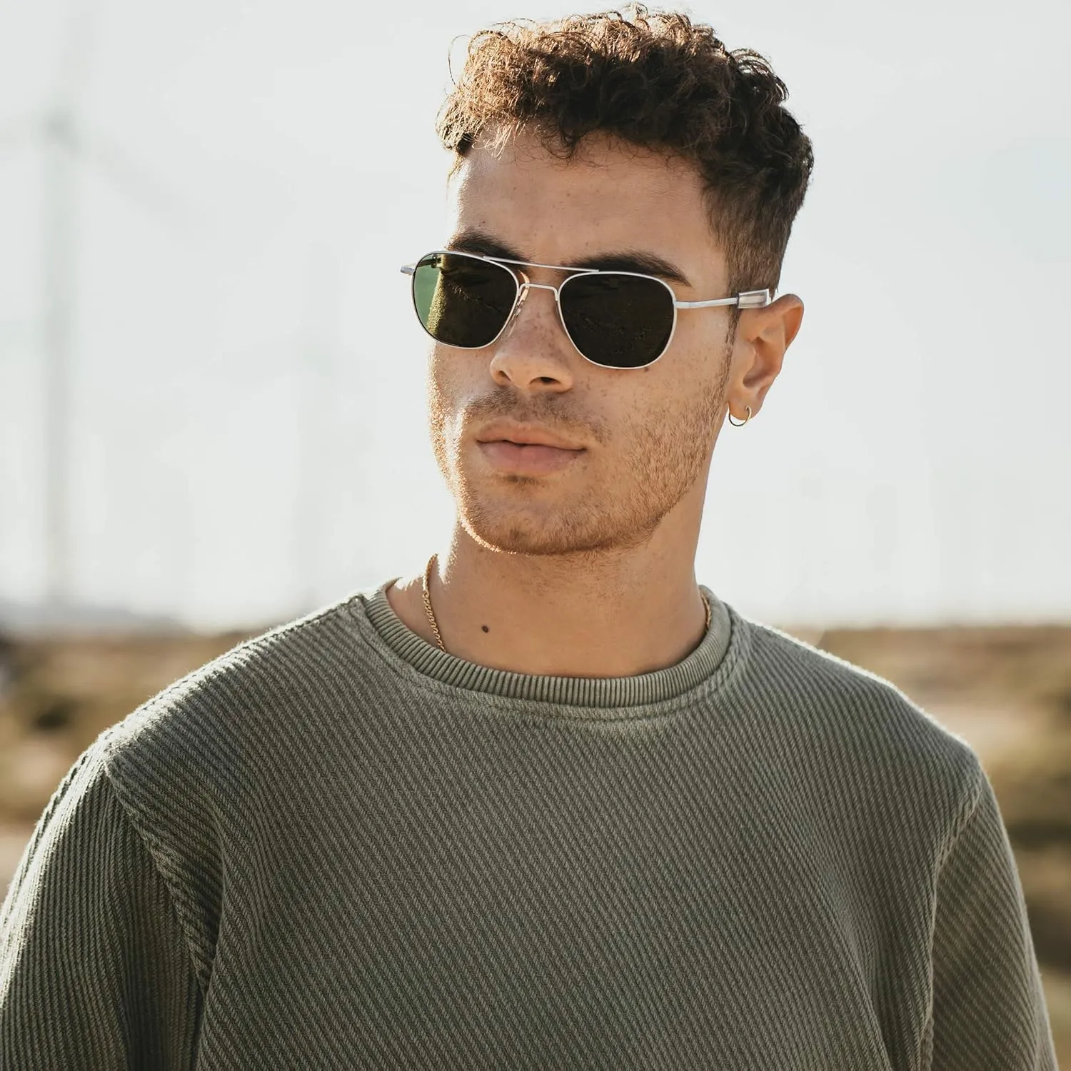 AO Original Pilot Sunglasses - SkyMaster Glass Lenses