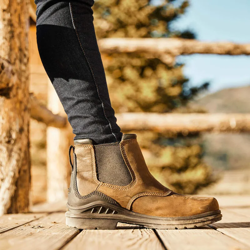 Ariat Wms Barnyard Twin Gore II Antique Brown
