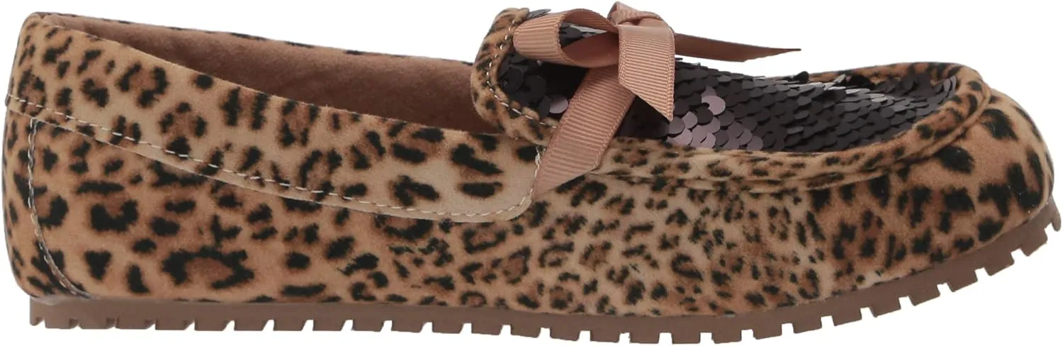 Baby Deer Girl's Sequin Driving Moccasin