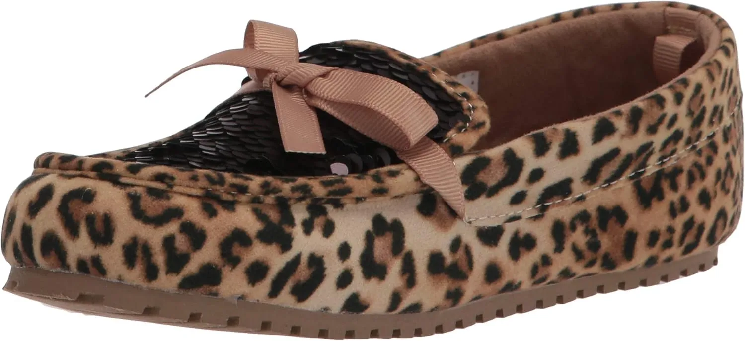 Baby Deer Girl's Sequin Driving Moccasin