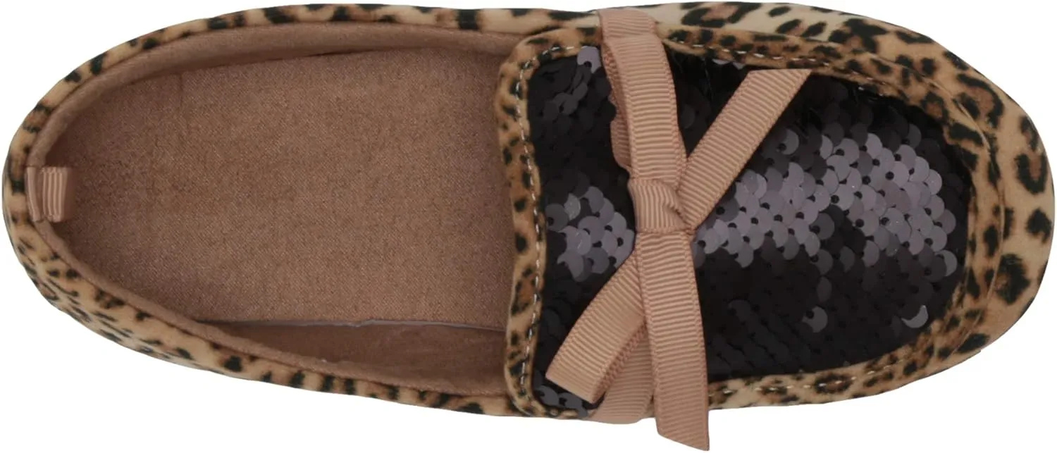 Baby Deer Girl's Sequin Driving Moccasin
