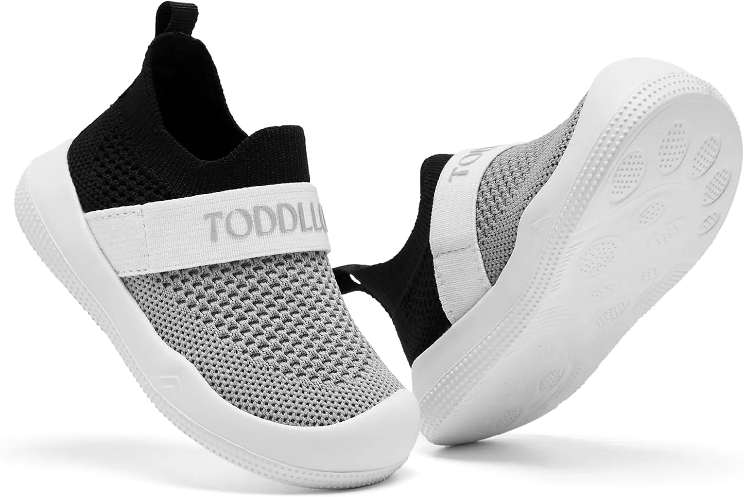 Baby Slip on Walking Shoes Toddler Sock Shoes Infant Sneakers Boy & Girls Non-Slip Tennis Shoes
