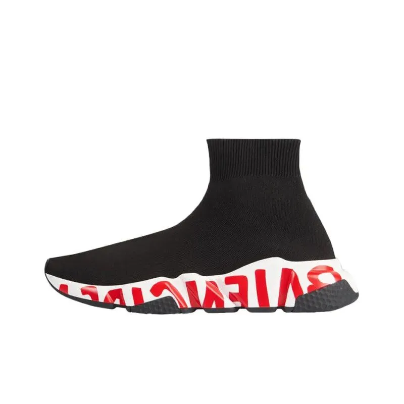 Balenciaga Graffiti Speed Red Sole
