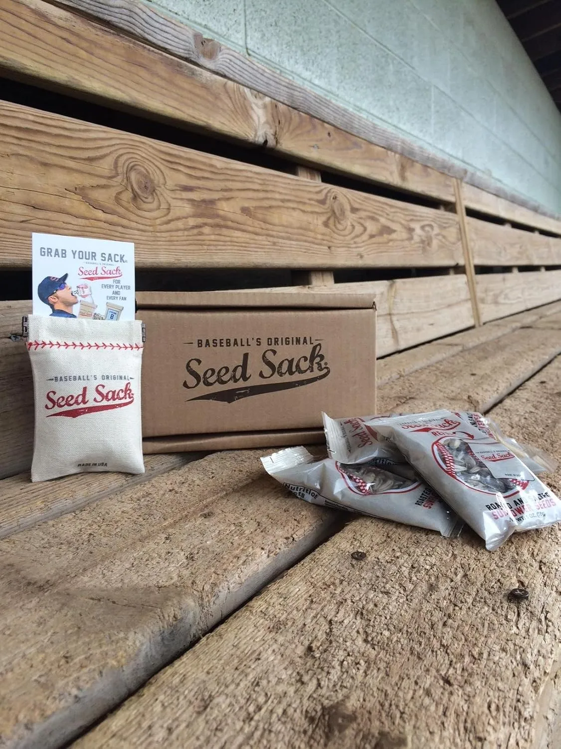Baseball's Original Seed Sack - Customized for The Player. Take it on The Baseball Field!