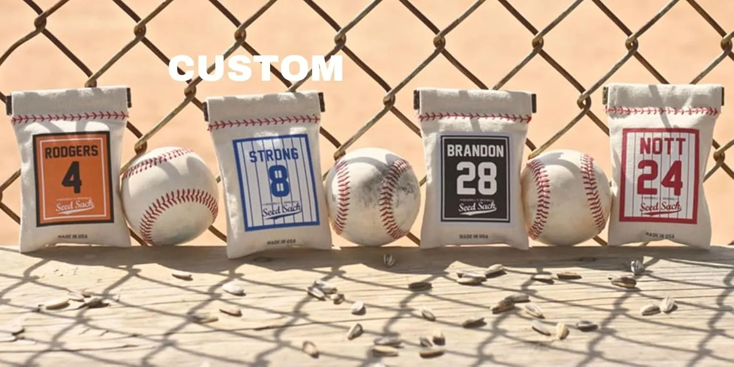 Baseball's Original Seed Sack - Customized for The Player. Take it on The Baseball Field!