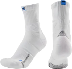 Basketball Socks for Men, Performance Cushioned Men's Athletic Ankle Socks, Anti-Slip Sports Socks