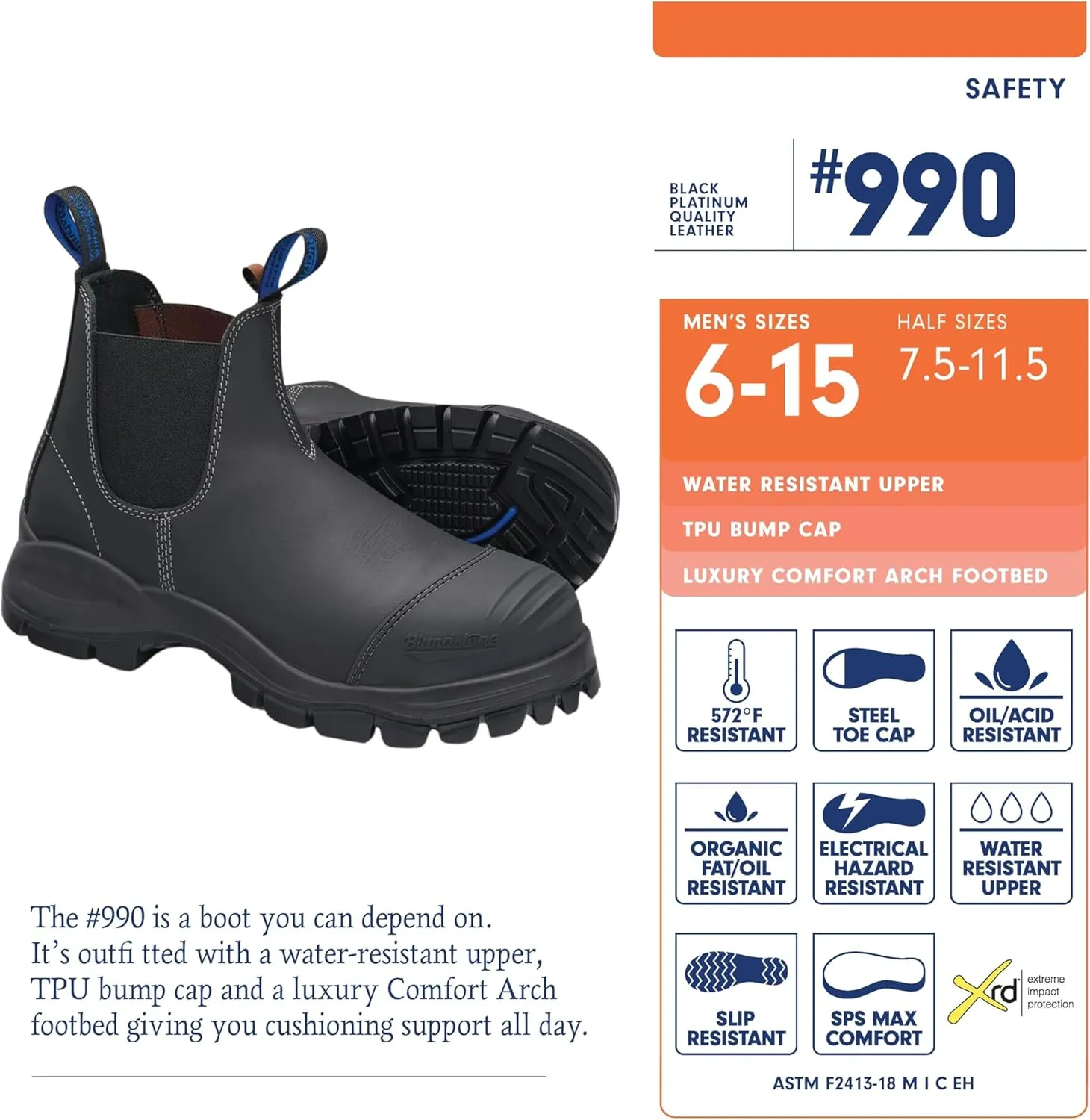 Blundstone Extreme Steel Toe Boots - Unisex