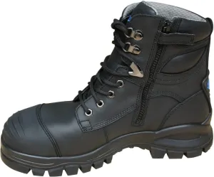 Blundstone Men's Black, XFoot Series, Steel Toe, EH, Side Zip Boot