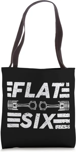 Boxer Engine - Flat Six 6 Cylinder 6 Piston Car Motor Engine Tote Bag