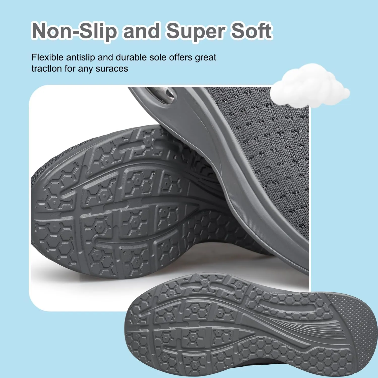 Boys Girls Sock Shoes Toddlers Kids Sneakers Slip on Fitness Tennis Walking School Shoes for Toddler/Little Kid/Big Kid