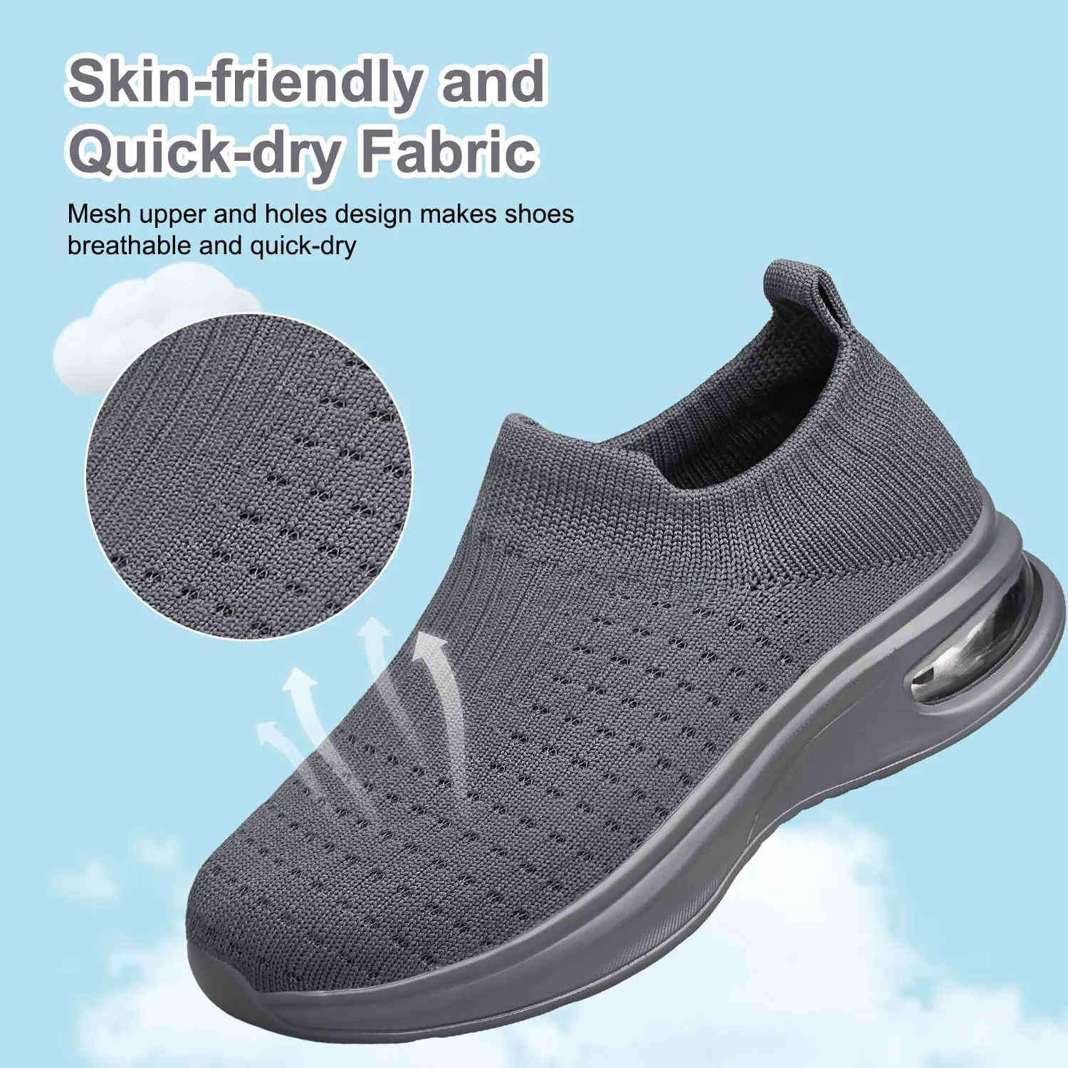 Boys Girls Sock Shoes Toddlers Kids Sneakers Slip on Fitness Tennis Walking School Shoes for Toddler/Little Kid/Big Kid
