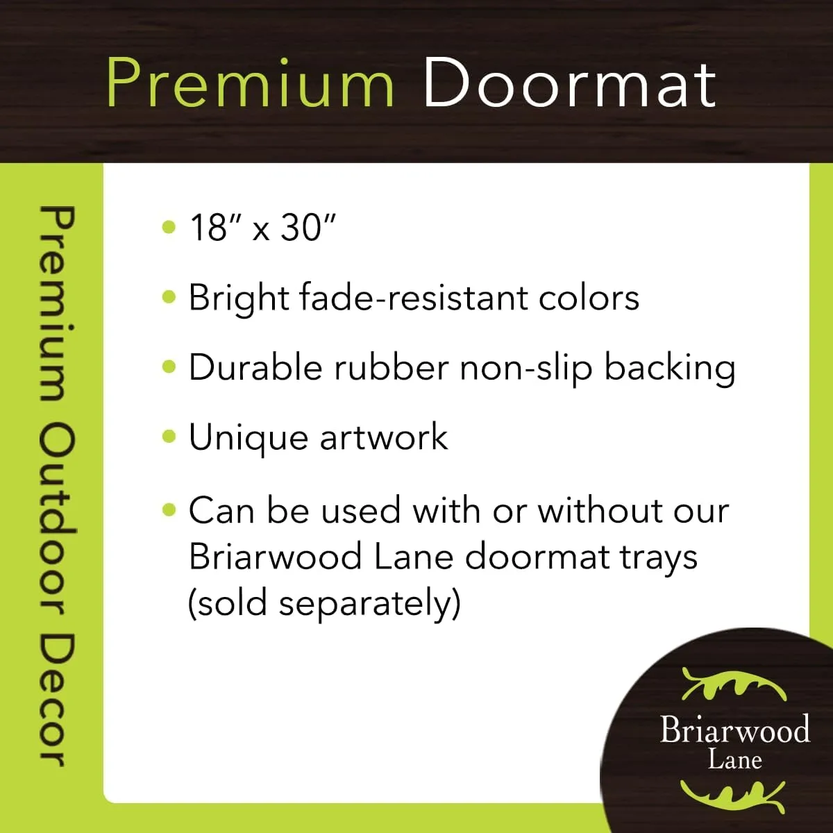 Briarwood Lane Autumn Turkeys Doormat
