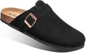 BULLIANT Comfort Clogs Slippers Sandals Nurse Work Shoes Unisex for Men Women with Cushioned Cork-Footbed
