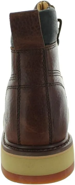 Cactus Men’s 627MS 6” Steel Toe Moc Toe High Flexibility Polyurethane and Rubber Dual Density Outsole Construction Work Boot Steel Toe