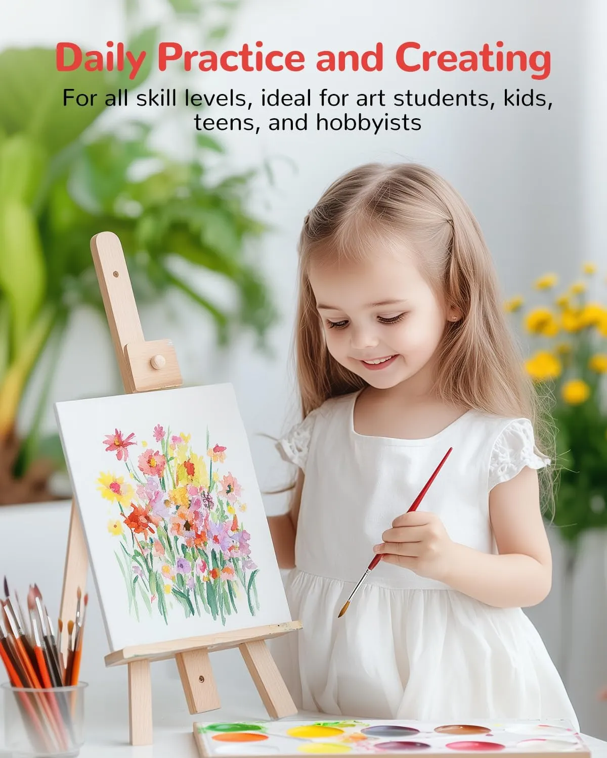 Canvas Boards for Painting 36 Pack, 8x10 Inch Painting Canvas Panels, 100% Cotton White Blank Art Supplies for Acrylics Oil Watercolor Tempera Paints