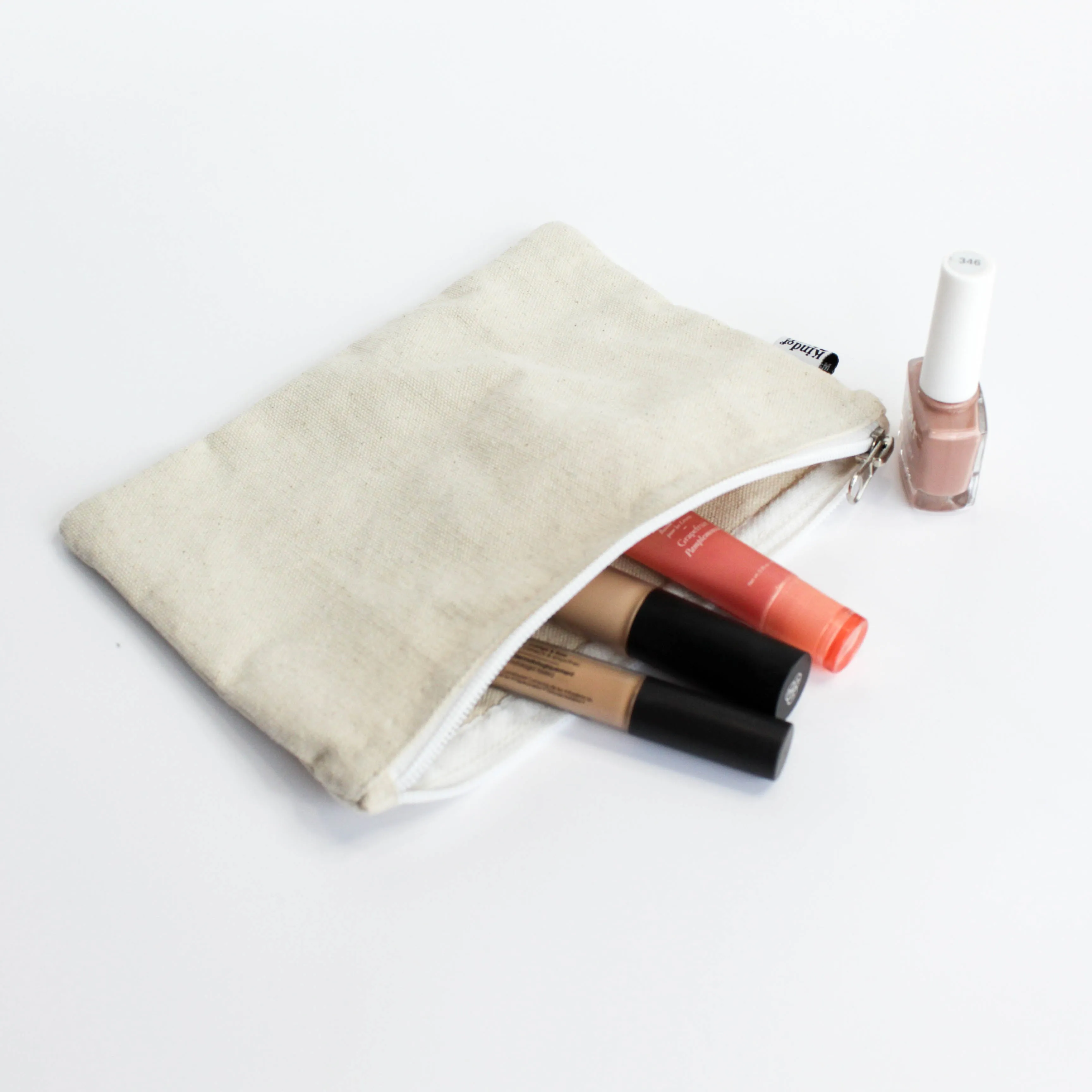 CANVAS FLAT POUCH