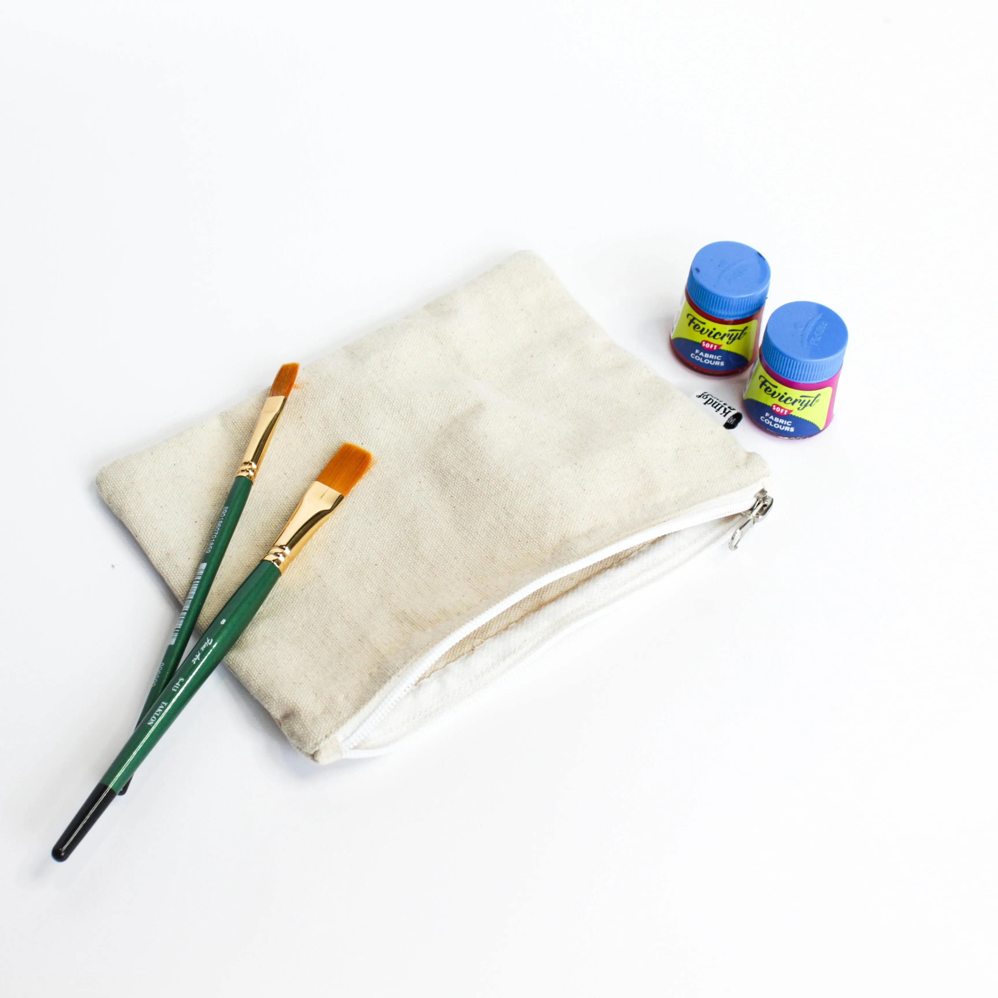 CANVAS FLAT POUCH