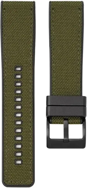 Canvas Silicone Watch Strap 20mm 22mm 24mm Nylon Quick Release Watch Band Men Women Universal Strap