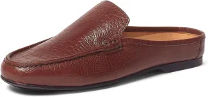 Carlos Santana Cronos Alligator Leather Mules for Men | Slip-On | Padded Leather Covered Footbed | Durable Rubber Outsole