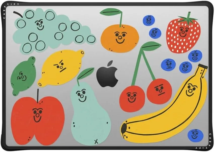 CASETiFY Impact MacBook Pro 16-inch (M1-M4) Case [Enhanced Protective Corner Design/Ventilation Cutouts/Anti-Slip Grip] - Fruit Salad