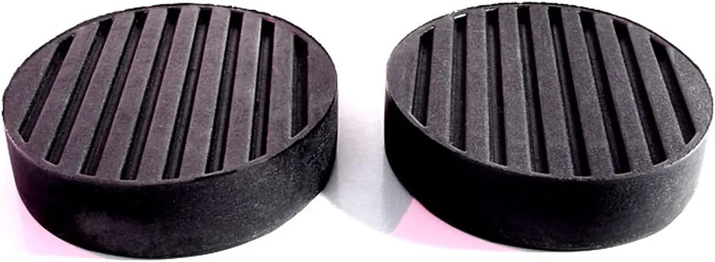 CB 40 Clutch and Brake Pedal Pads (Black) Compatible with/Replacement for Oldsmobile 88 1950, 98 1950-1952, Custom Cruiser 1941-1947, Deluxe 88 1951-1952, Dynamic 1941-1948