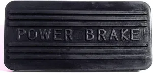 CB 83-C Power Brake Pedal Pad, Black Lettered Power Brake Compatible with/Replacement for Buick Century 1957-1958, Limited 1958, Roadmaster 1957-1958, Special 1957-1958