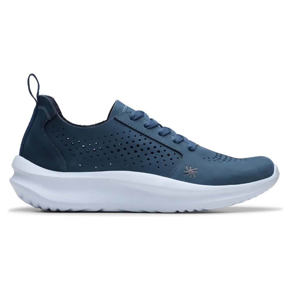 Clarks Solevana Style Navy Sneaker (Women's)