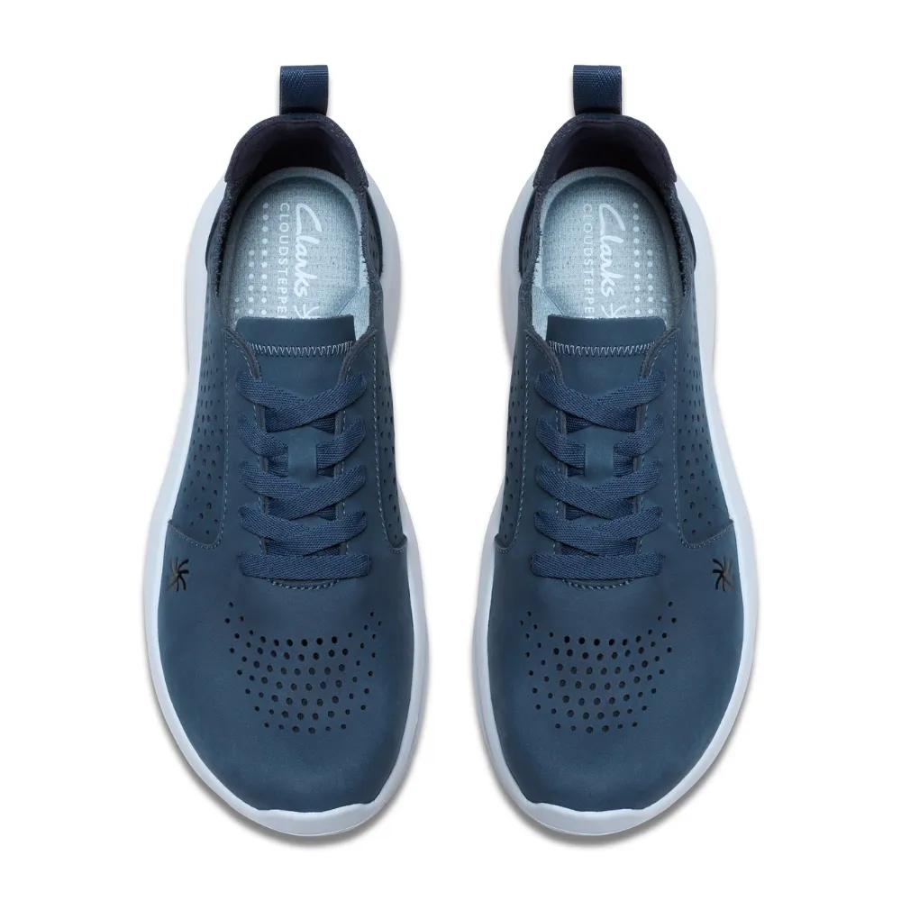 Clarks Solevana Style Navy Sneaker (Women's)