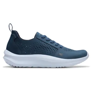 Clarks Solevana Style Navy Sneaker (Women's)