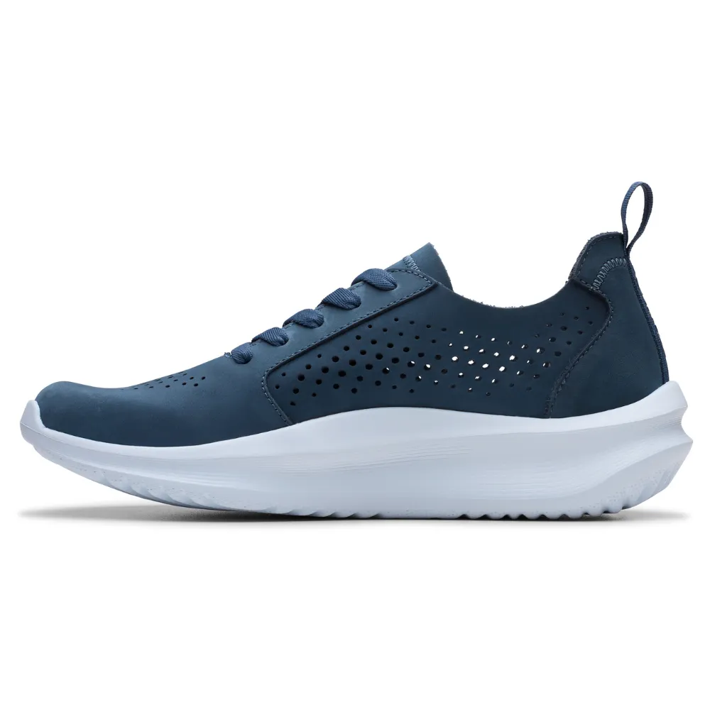 Clarks Solevana Style Navy Sneaker (Women's)