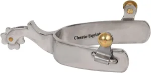 Classic Equine SS Clover 4pt Chap Guard Spur