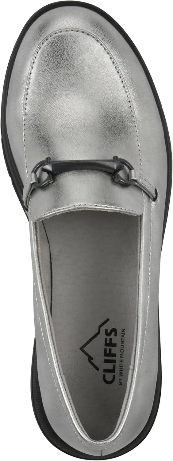 CLIFFS BY WHITE MOUNTAIN Women's Flow Cushioned Lug Sole Loafer Flat