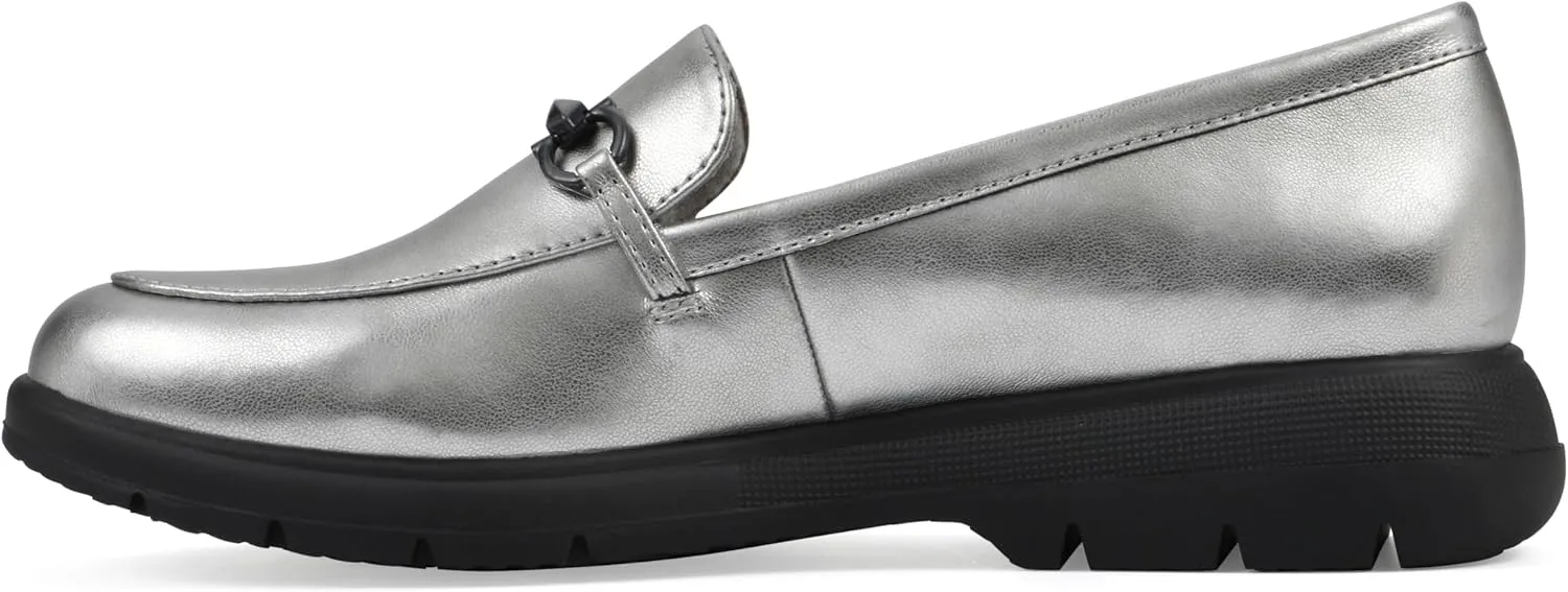 CLIFFS BY WHITE MOUNTAIN Women's Flow Cushioned Lug Sole Loafer Flat