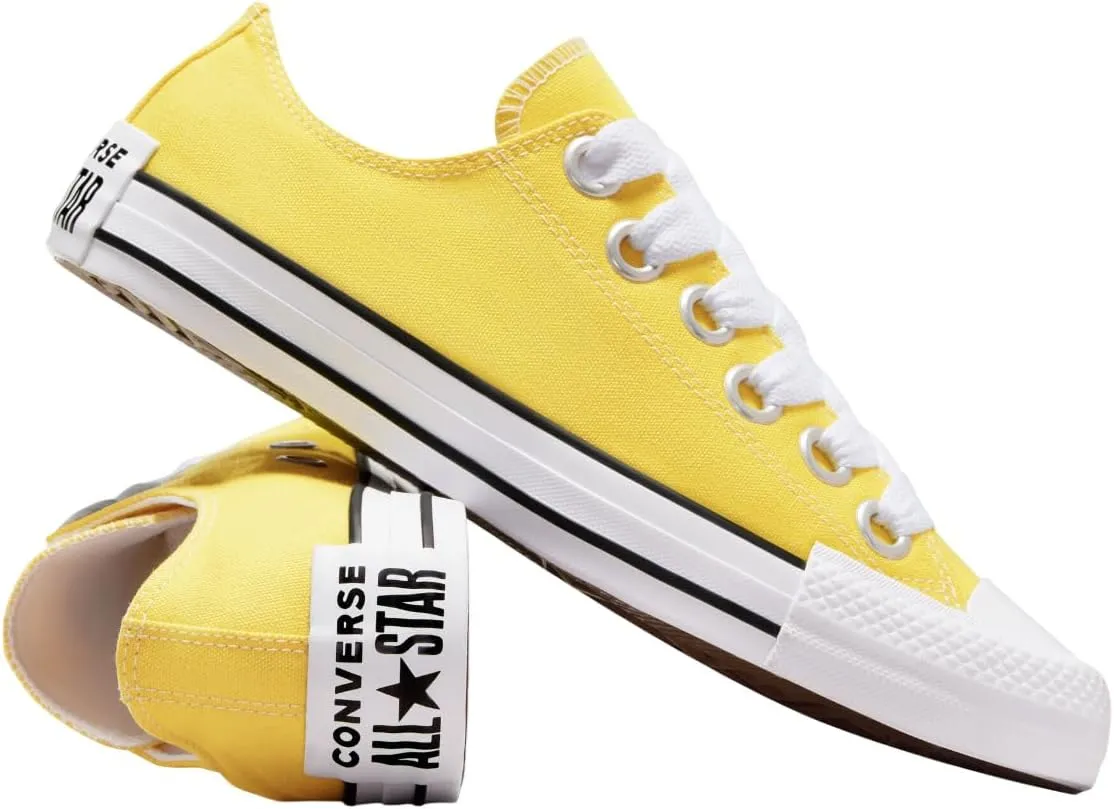 Converse Chuck Taylor All Star Sketch Unisex Low Top Sneakers (Golden Wren/White/Black, US Footwear Size System, Adult, Men, Numeric, Medium, 9.5)