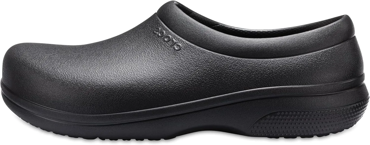 Crocs Unisex-Adult On The Clock Clogs, Slip Resistant Shoes