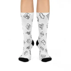Cushioned Crew Swimming Fan Socks