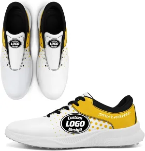 Custom Golf Shoes for Teams Clubs Unisex Personalized Name Words Logo Image Air Cushion Breathable Golf Sneaker for Men Women