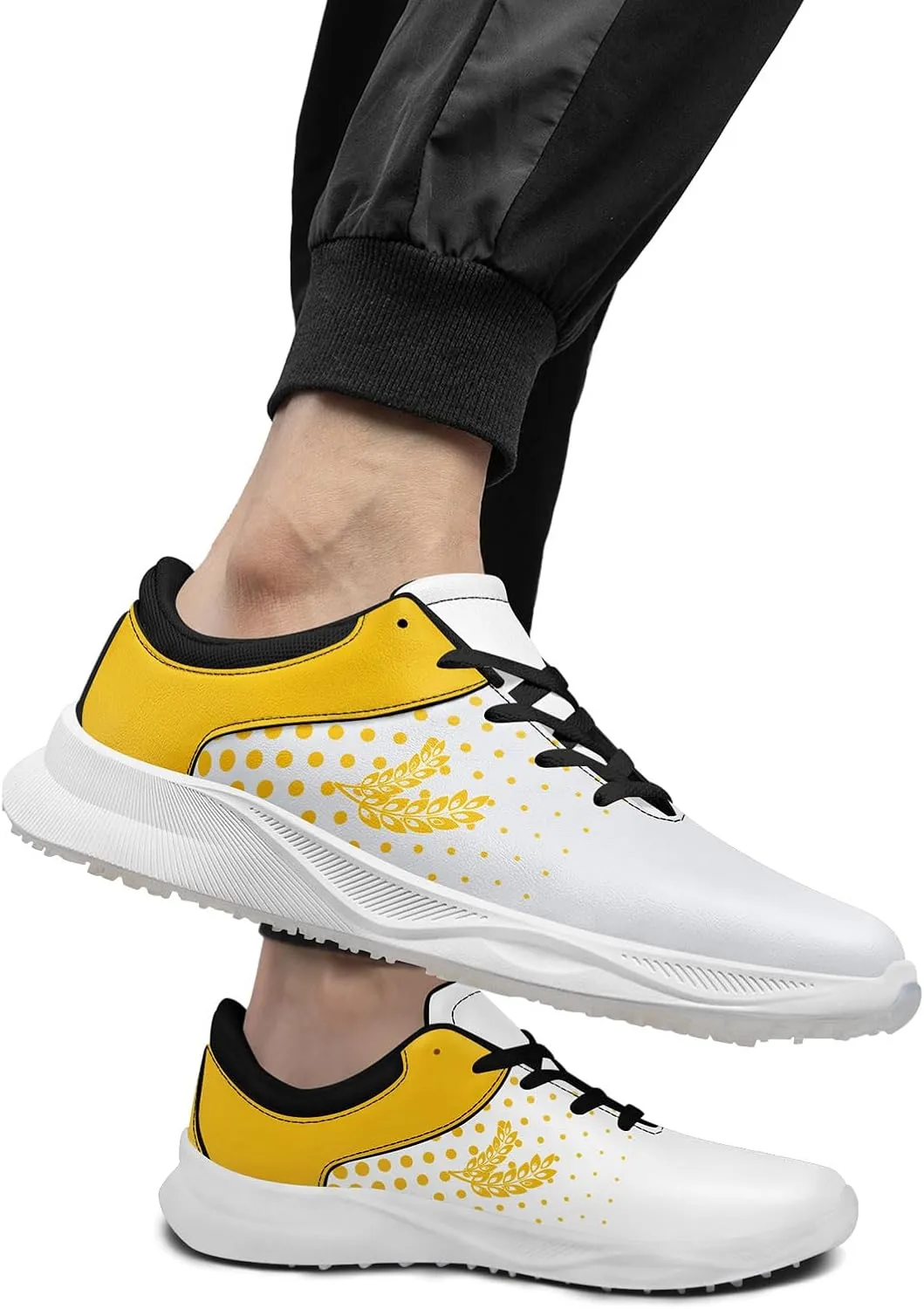 Custom Golf Shoes for Teams Clubs Unisex Personalized Name Words Logo Image Air Cushion Breathable Golf Sneaker for Men Women