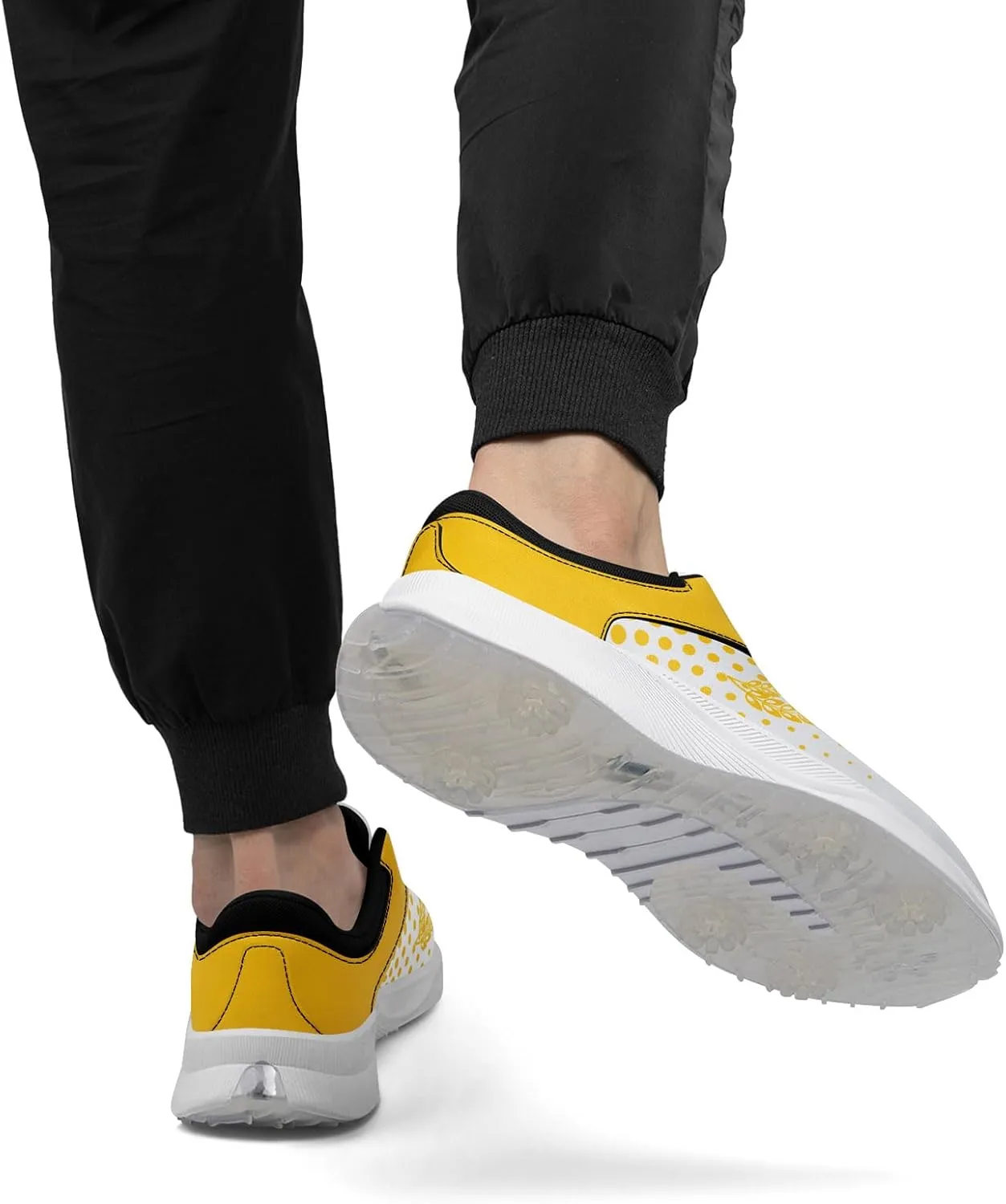 Custom Golf Shoes for Teams Clubs Unisex Personalized Name Words Logo Image Air Cushion Breathable Golf Sneaker for Men Women
